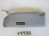 07-14 RIDGELINE RIGHT PASSENGER SIDE INTERIOR SUN VISOR SUNVISOR GRAY GREY V4988