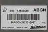 09-14 Pontiac G3 12642927 Computer Brain Engine Control ECU ECM EBX Module