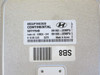 11-13 Elantra 39103-2EMP3 Computer Brain Engine Control ECU ECM EBX Module