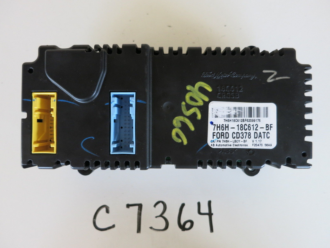 07 08 09 LINCOLN MKZ CLIMATE CONTROL PANEL TEMPERATURE UNIT A/C HEATER OEM C7364