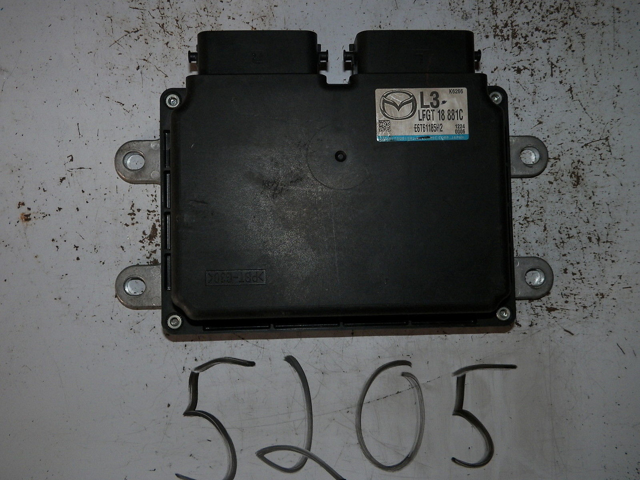 2011 11 MAZDA 3 COMPUTER BRAIN ENGINE CONTROL ECU ECM MODULE