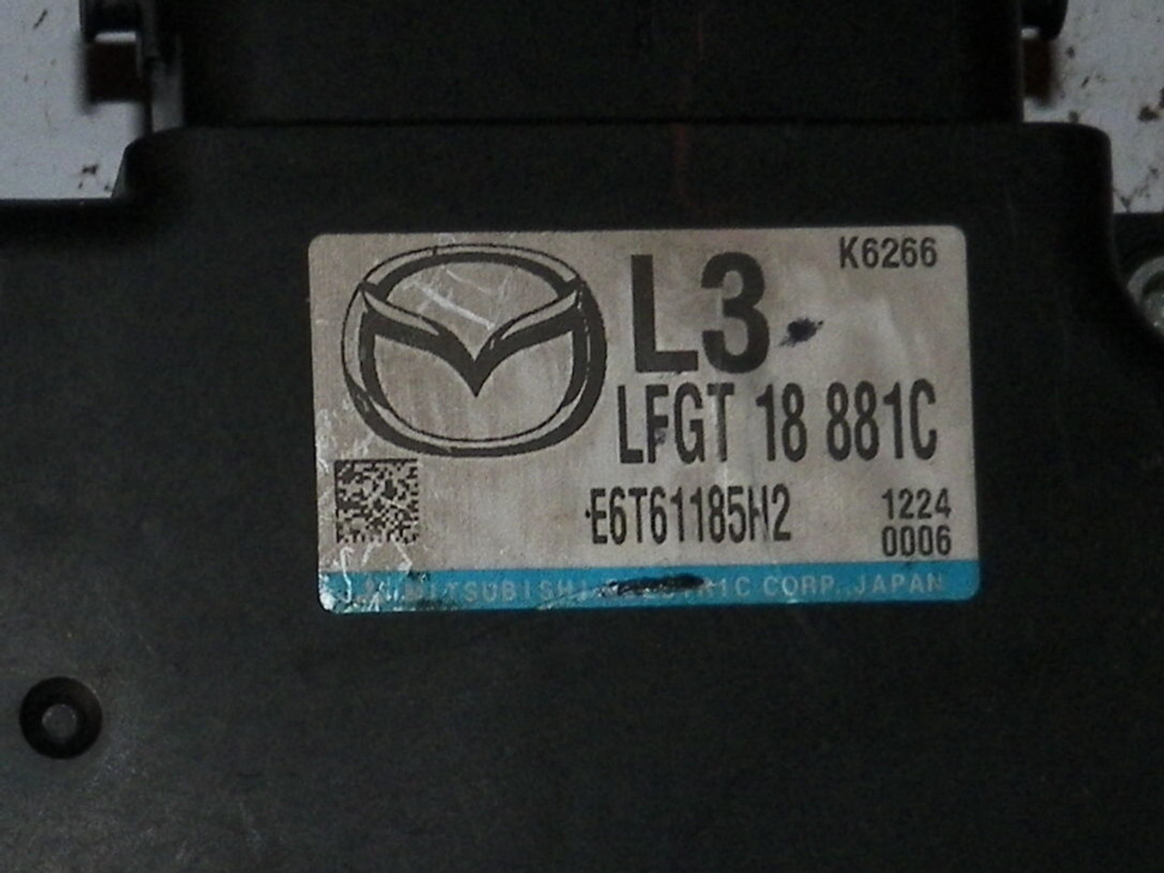2011 11 MAZDA 3 COMPUTER BRAIN ENGINE CONTROL ECU ECM MODULE