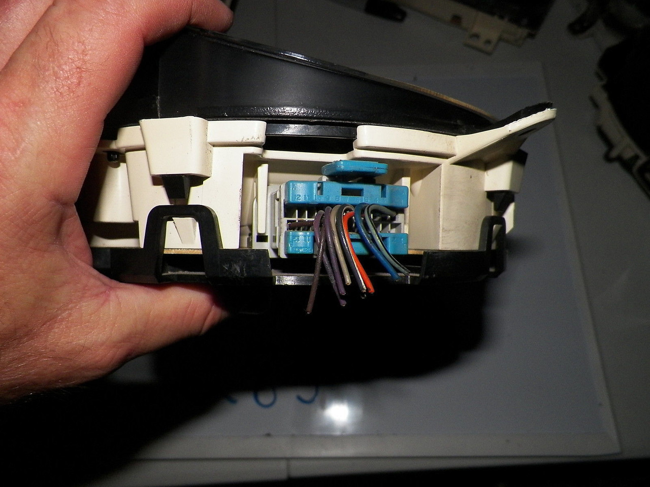 1999 PONTIAC GRAND AM SPEEDOMETER HEAD CLUSTER GAUGES TACH TEMP FUEL 99