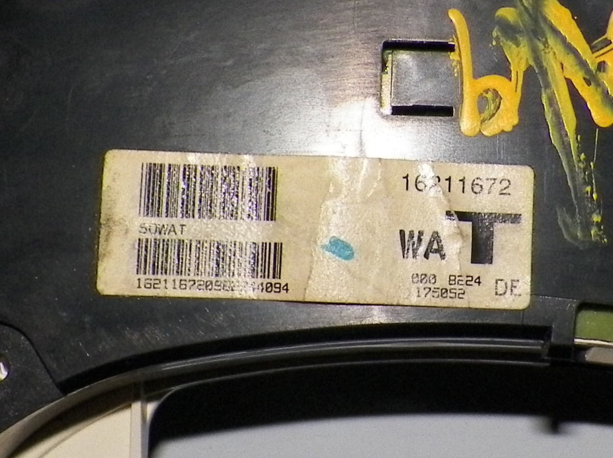 1999 PONTIAC GRAND AM SPEEDOMETER HEAD CLUSTER GAUGES TACH TEMP FUEL 99