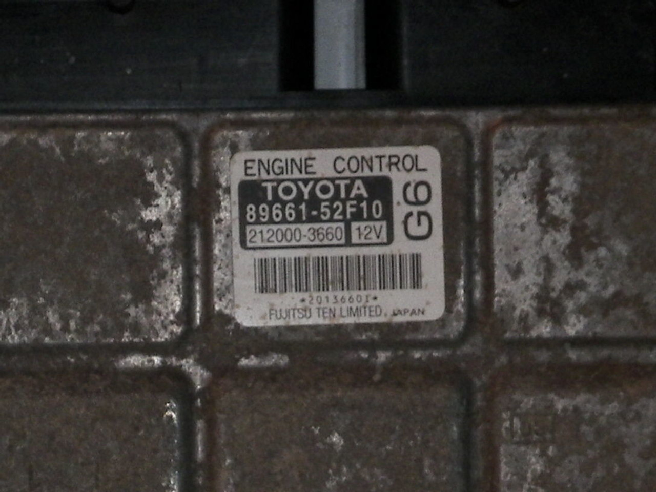 2006 2007 06 07 YARIS AT COMPUTER BRAIN ENGINE CONTROL ECU ECM MODULE UNIT