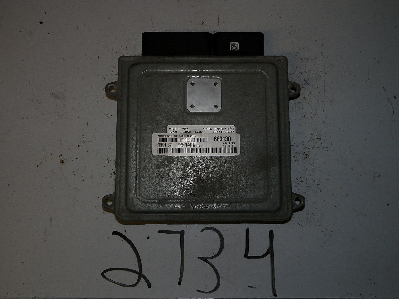 07 08 09 10 CALIBER COMPASS PATRIOT COMPUTER BRAIN ENGINE CONTROL ECU ECM UNIT