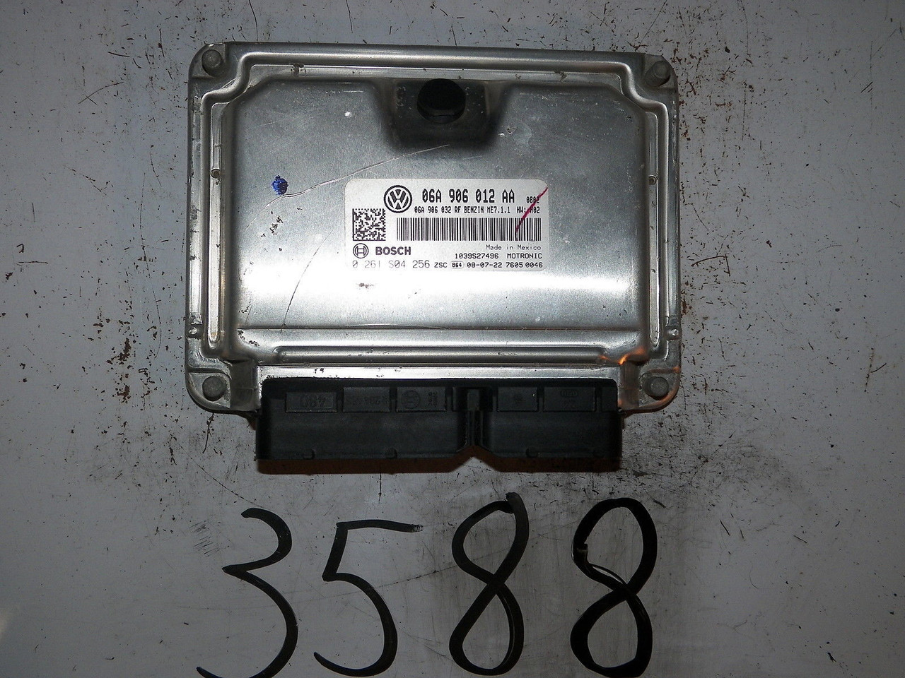 2011 11 JETTA GOLF 2.0L AT COMPUTER BRAIN ENGINE CONTROL ECU ECM MODULE UNIT