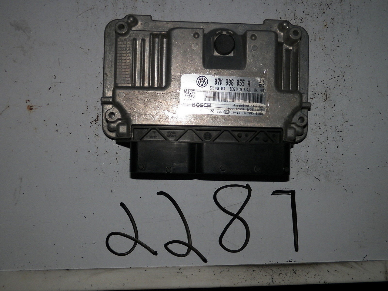 11 12 13 VOLKSWAGEN JETTA 2.5L COMPUTER BRAIN ENGINE CONTROL ECU ECM MODULE UNIT