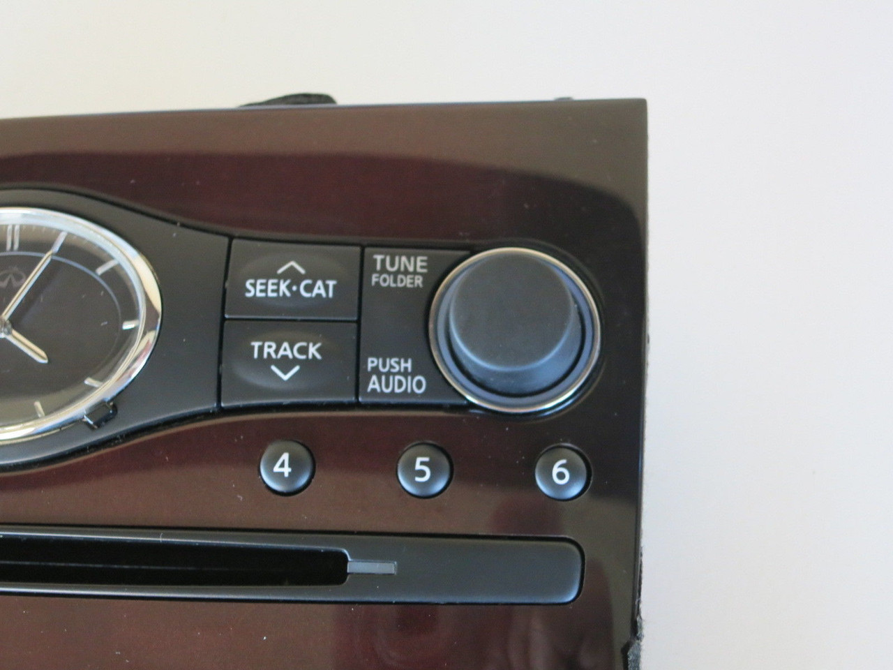 10-15 INFINITI EX35 "AUDIO CONTROL PANEL" TEMP CLIMATE UNIT HVAC OEM CC1688