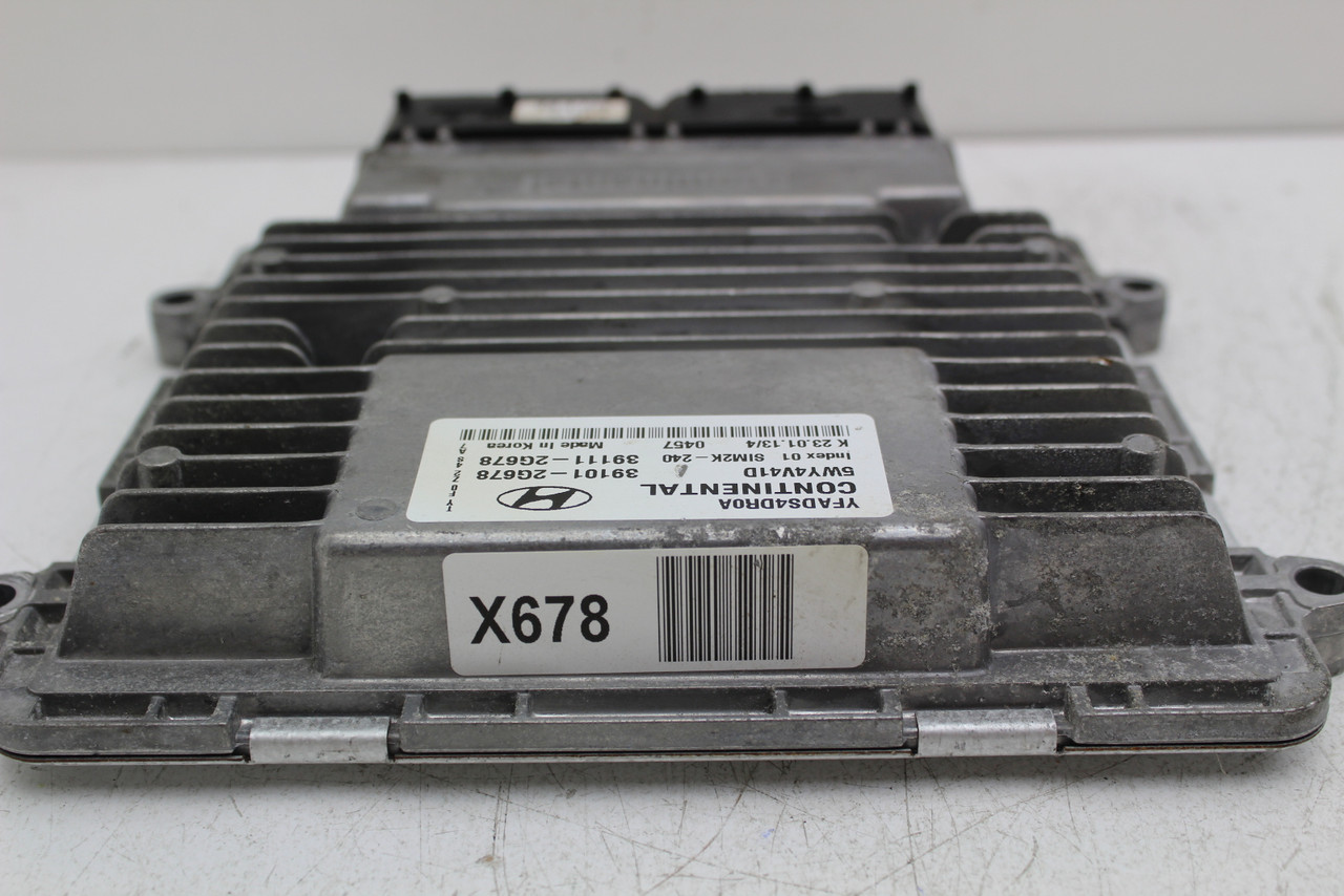 11-14 Hyundai Sonata 39111-2G678 Computer Brain Engine Control ECU ECM Module 11-14 Hyundai Sonata 39111-2G678 Computer Brain Engine Control ECU ECM Module
