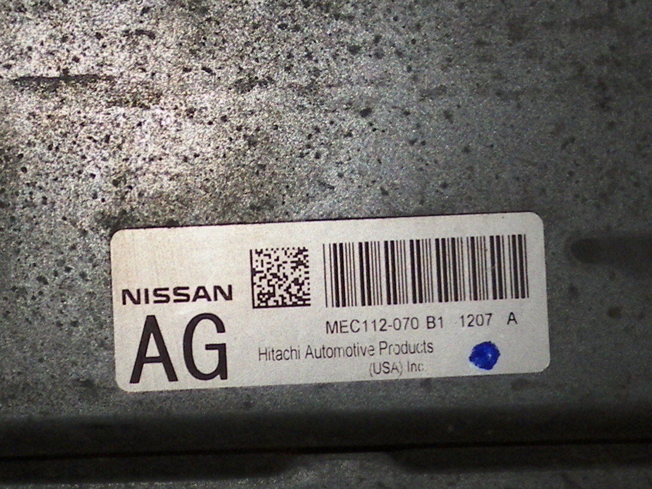 2011 11 NISSAN ALTIMA 2.5L SDN COMPUTER BRAIN ENGINE CONTROL ECU ECM MODULE UNIT