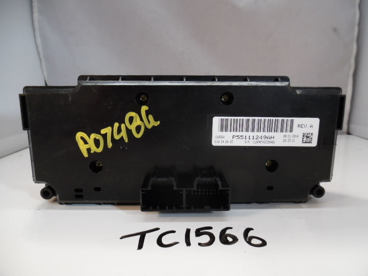 15 GRAND CARAVAN TOWN & COUNTRY CLIMATE CONTROL PANEL TEMP UNIT HEAT OEM TC1566 15 GRAND CARAVAN TOWN & COUNTRY CLIMATE CONTROL PANEL TEMP UNIT HEAT OEM TC1566