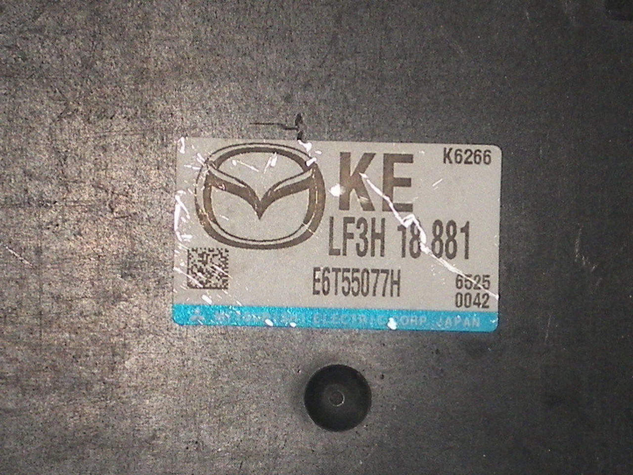 2006 06 MAZDA 3 2.0L COMPUTER BRAIN ENGINE CONTROL ECU ECM MODULE UNIT