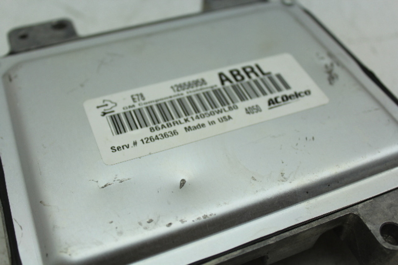 11-15 Chevrolet Cruze 12643636 Computer Brain Engine Control ECU ECM EBX Module