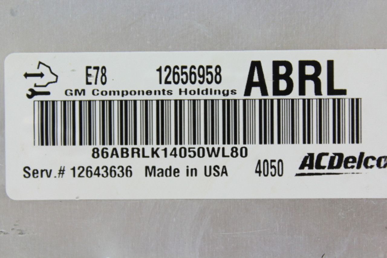 11-15 Chevrolet Cruze 12643636 Computer Brain Engine Control ECU ECM EBX Module
