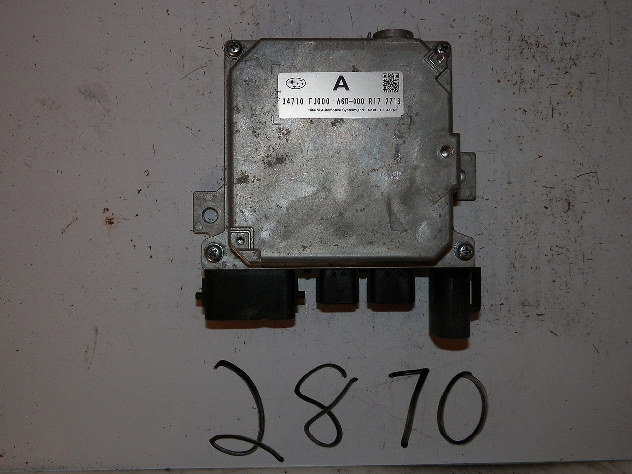 12 13 IMPREZA ELECTRICMOTOR DRIVEN POWER STEERING MDPS CONTROL MODULE UNIT