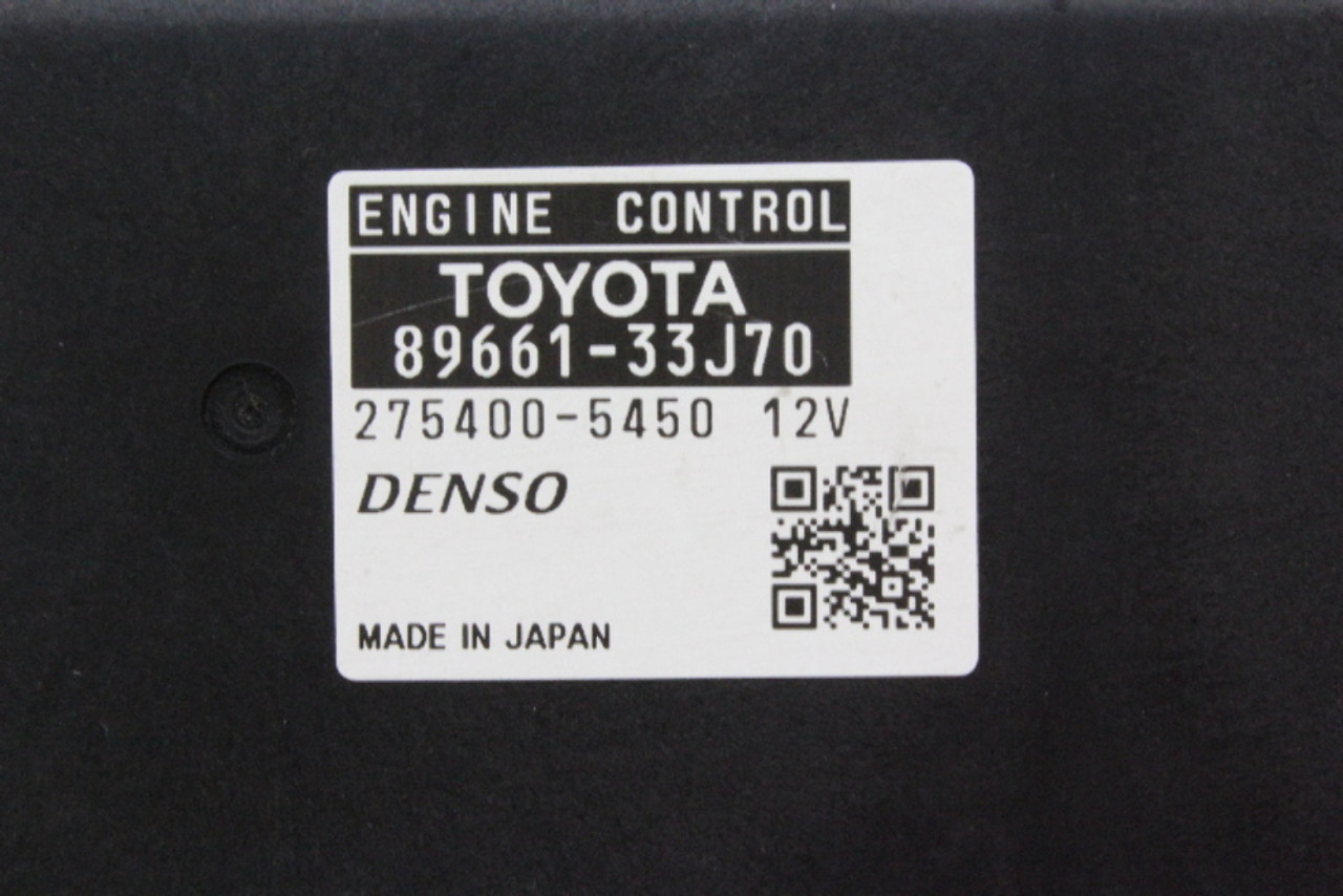 11 Lexus ES350 89661-33J70 Computer Brain Engine Control ECU ECM EBX Module