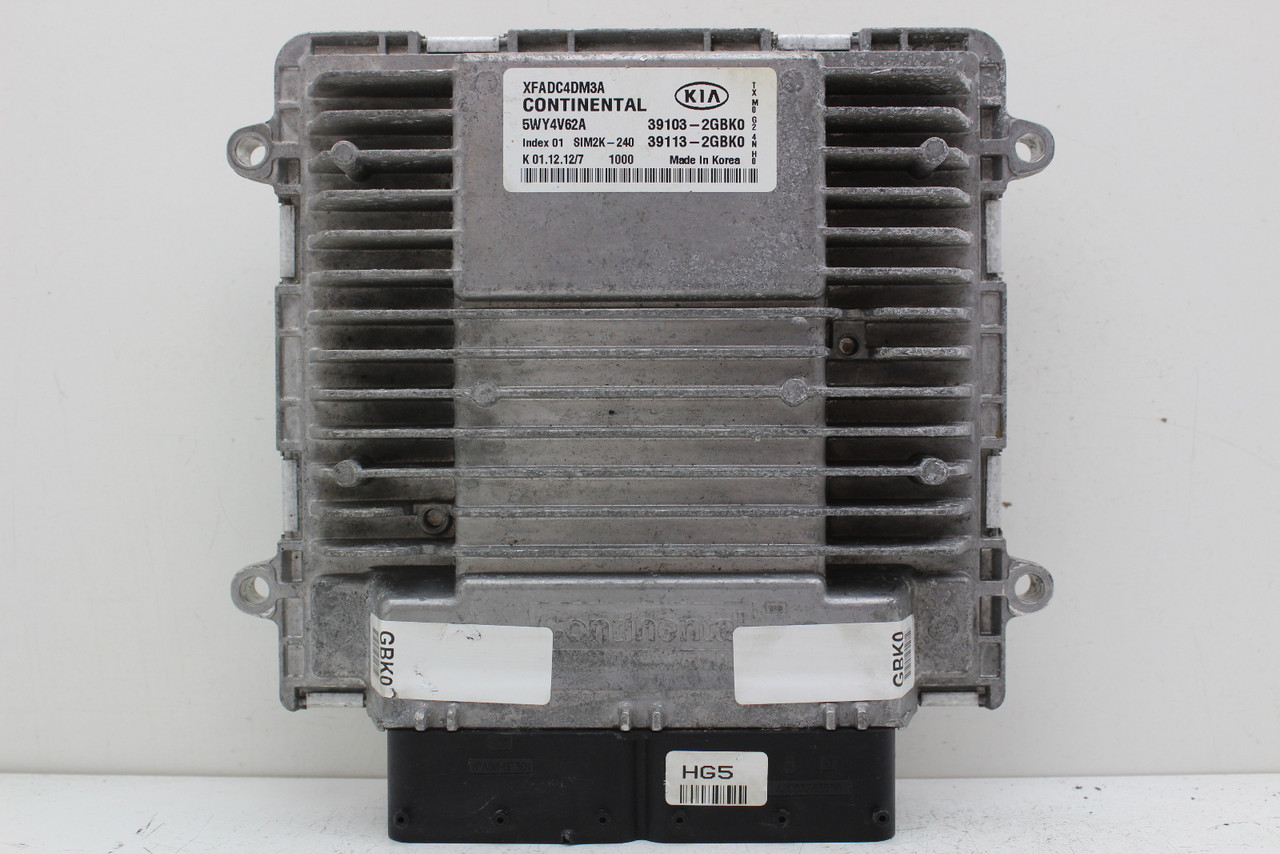 14 15 Kia Sorento 39113-2GBK0 Computer Brain Engine Control ECU ECM EBX Module
