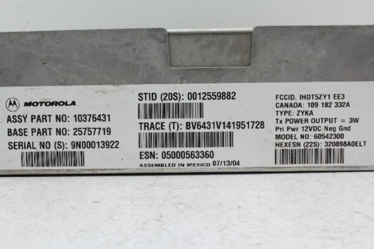 05 Cadillac CTS 25757719 OnStar Communication Control Unit Module