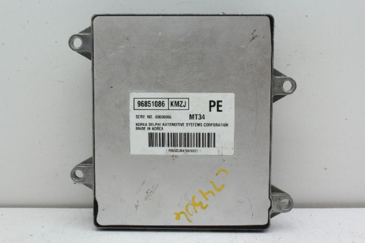 07 Kia Optra 96851086 Computer Brain Engine Control ECU ECM EBX Module