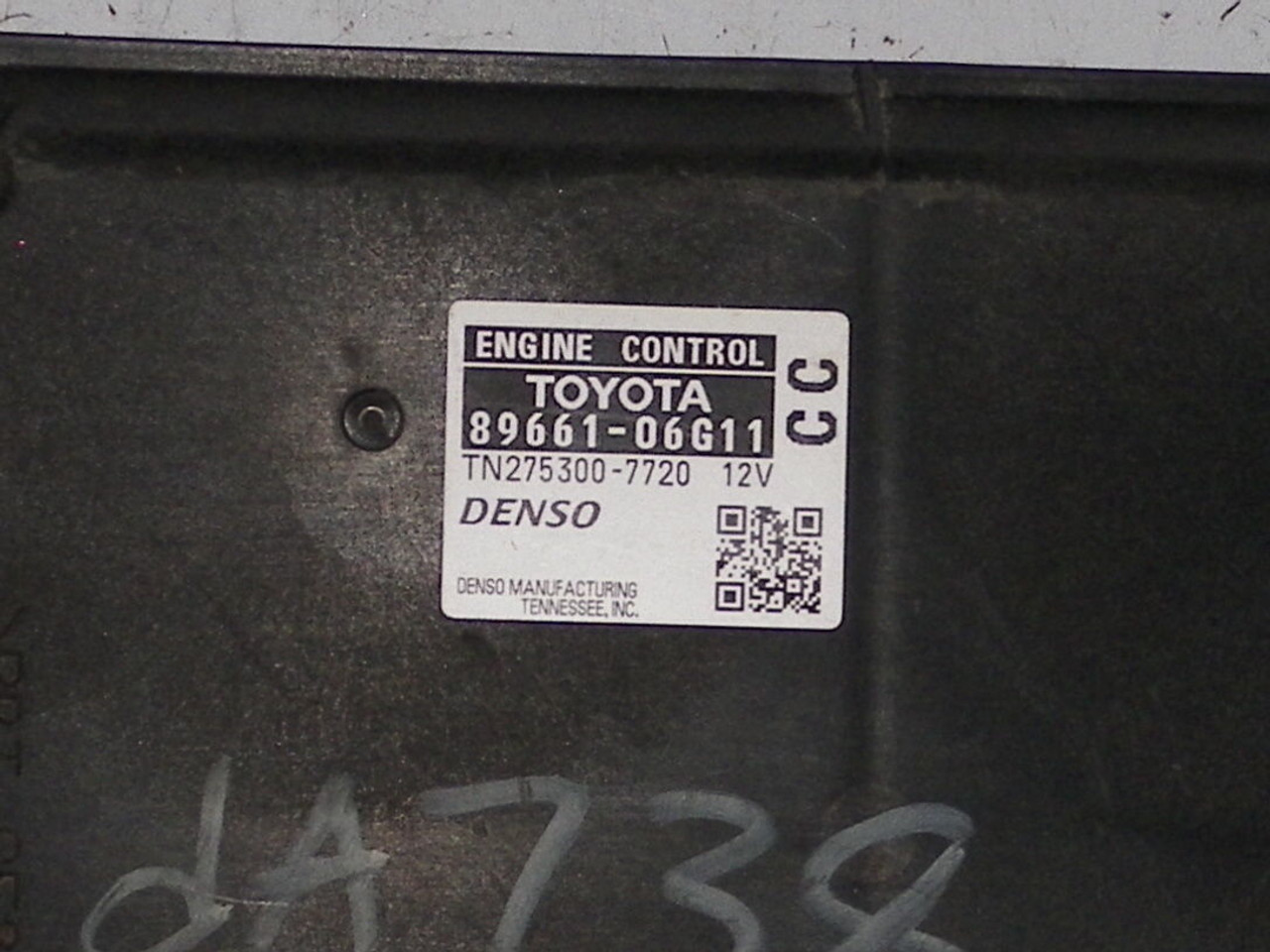 2008 2009 08 09 CAMRY 4CYL AT COMPUTER BRAIN ENGINE CONTROL ECU ECM MODULE UNIT