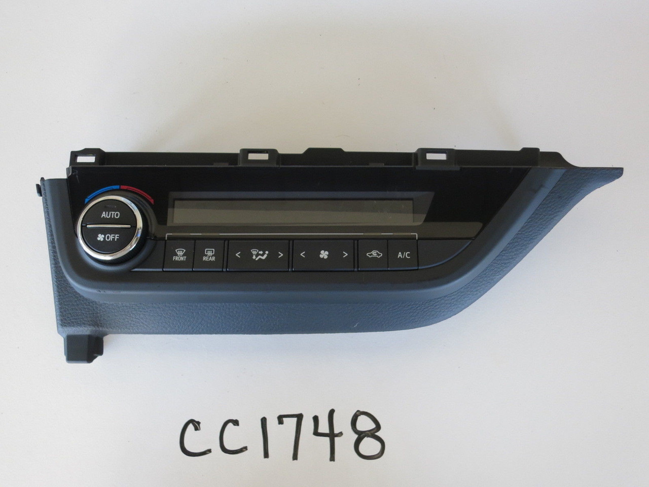 14 15 COROLLA CLIMATE CONTROL PANEL TEMPERATURE UNIT A/C HEATER OEM CC1748 14 15 COROLLA CLIMATE CONTROL PANEL TEMPERATURE UNIT A/C HEATER OEM CC1748