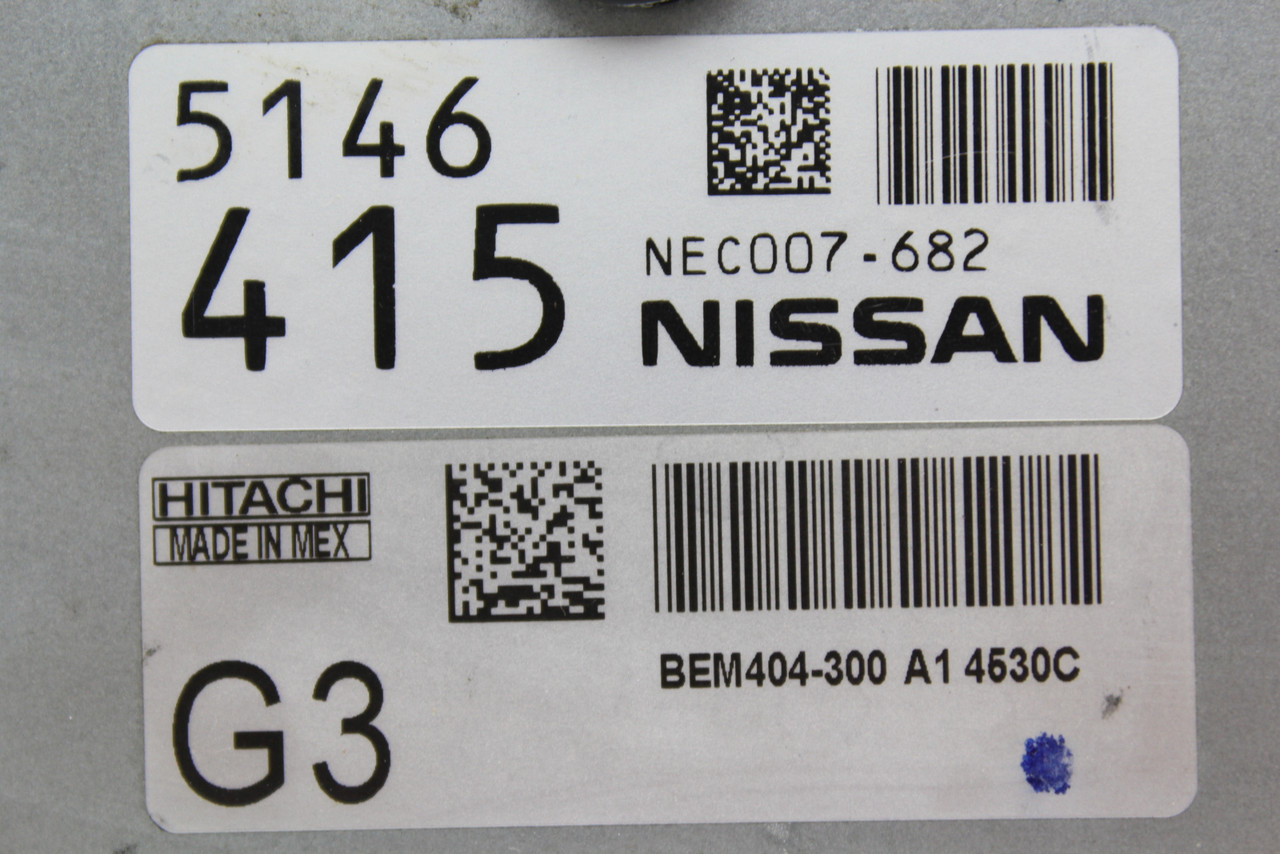 13-15 Nissan Sentra BEM404-300 A1 Computer Brain Engine Control ECU ECM Module