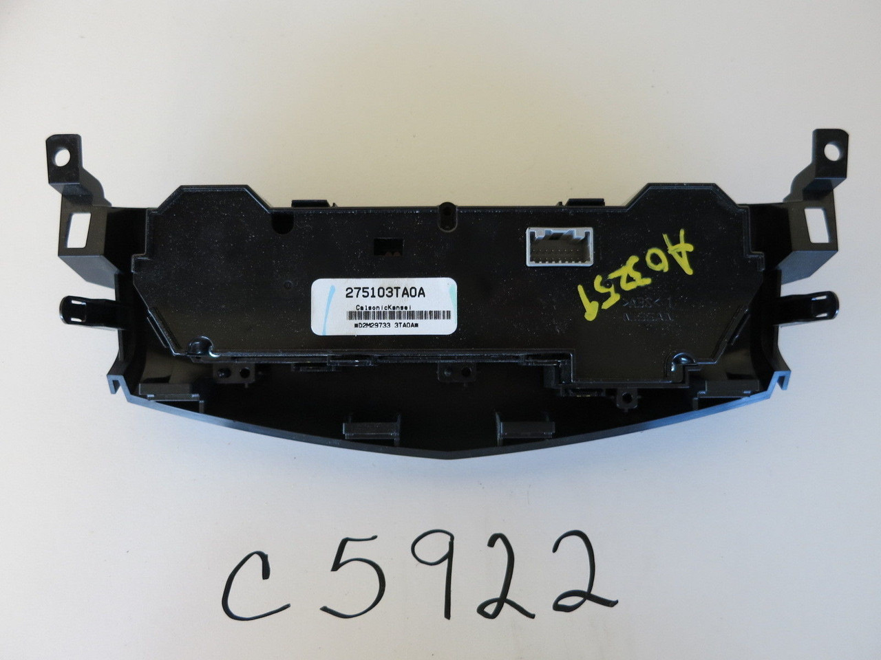 13 14 NISSAN ALTIMA CLIMATE CONTROL PANEL TEMPERATURE UNIT A/C HEATER