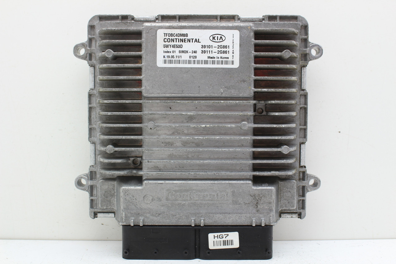 11-13 Kia Optima 39111-2G861 Computer Brain Engine Control ECU ECM EBX Module