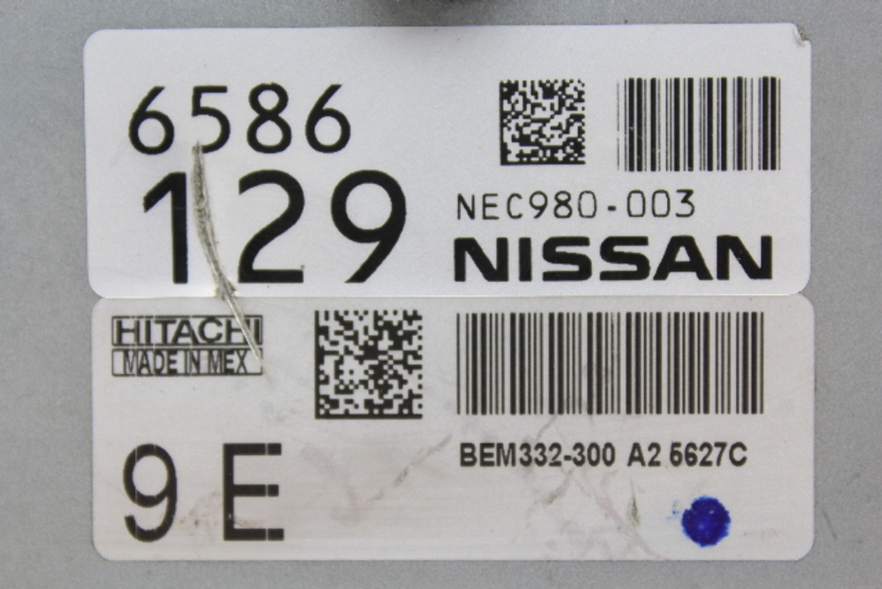 14-16 Nissan Versa BEM332-300 A2 Computer Brain Engine Control ECU ECM Module