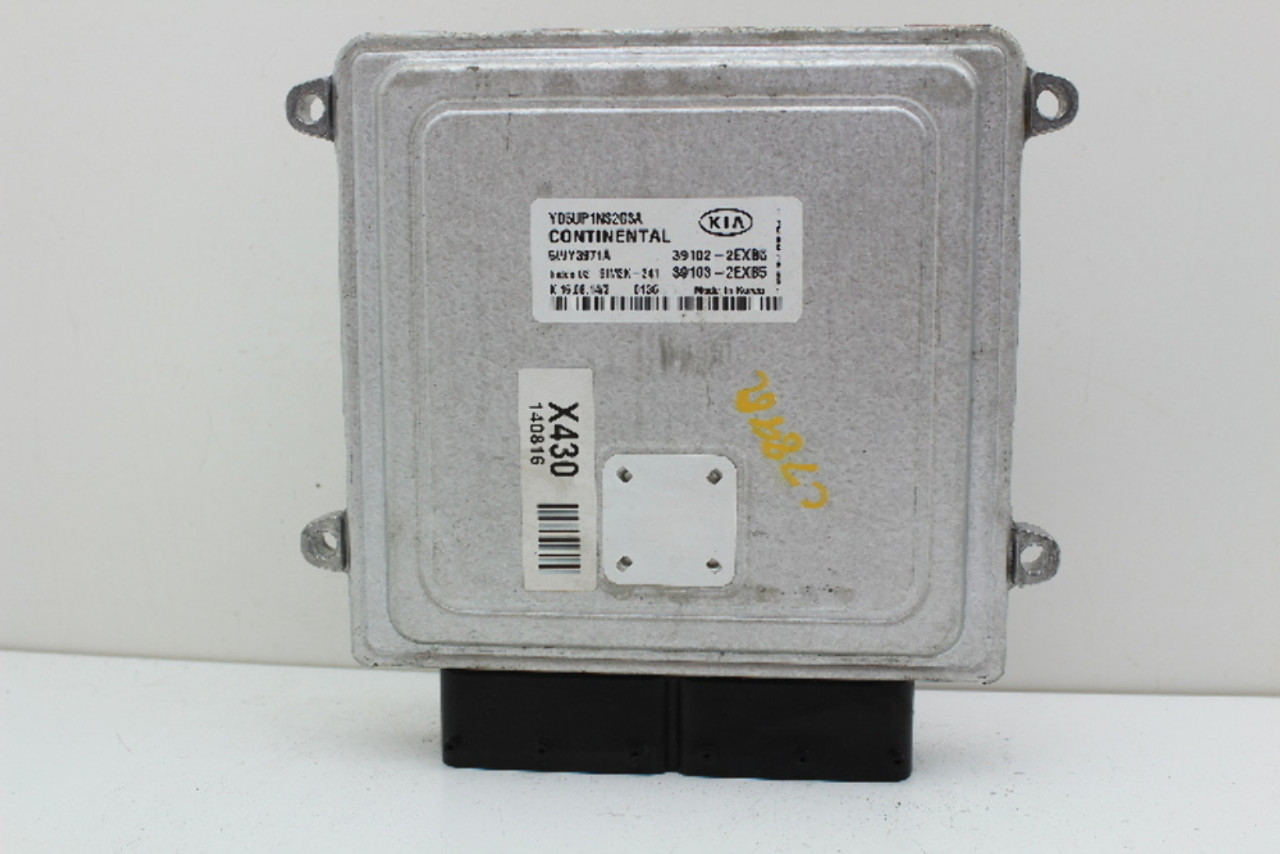 15 Kia Forte 39103-2EXB5 Computer Brain Engine Control ECU ECM EBX Module