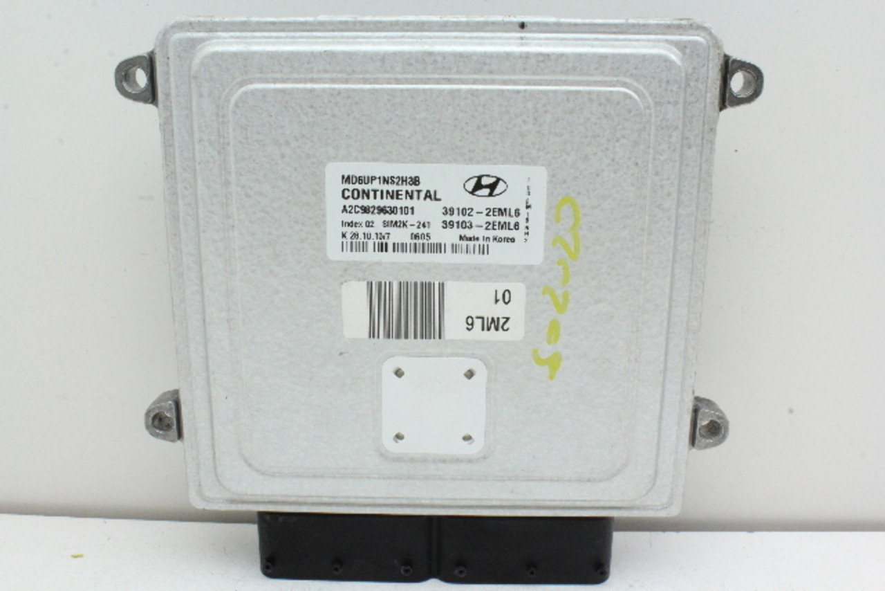 14-16 Hyundai Elantra 39103-2EML6 Computer Brain Engine Control ECU ECM Module 14-16 Hyundai Elantra 39103-2EML6 Computer Brain Engine Control ECU ECM Module