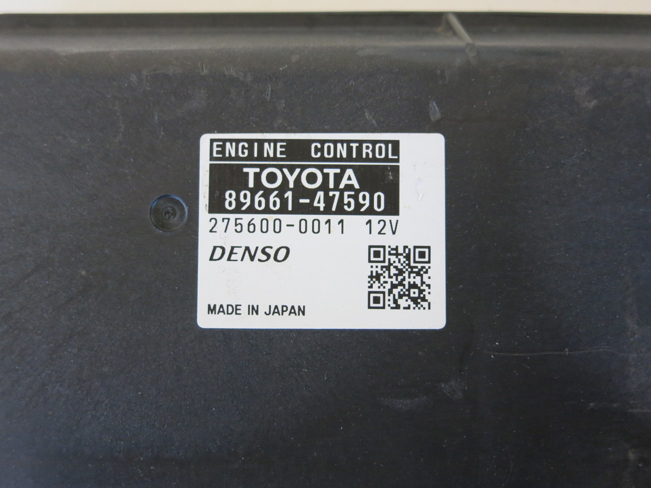 15 Toyota Prius 89661-47590 Computer Brain Engine Control ECU ECM EBX Module 15 Toyota Prius 89661-47590 Computer Brain Engine Control ECU ECM EBX Module
