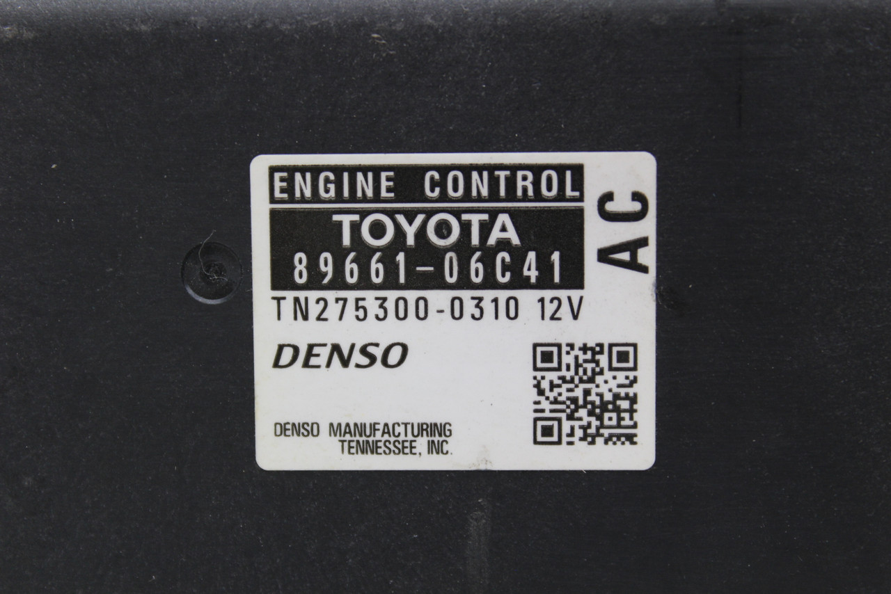 07 Toyota Camry 89661-06C41 Computer Brain Engine Control ECU ECM EBX Module