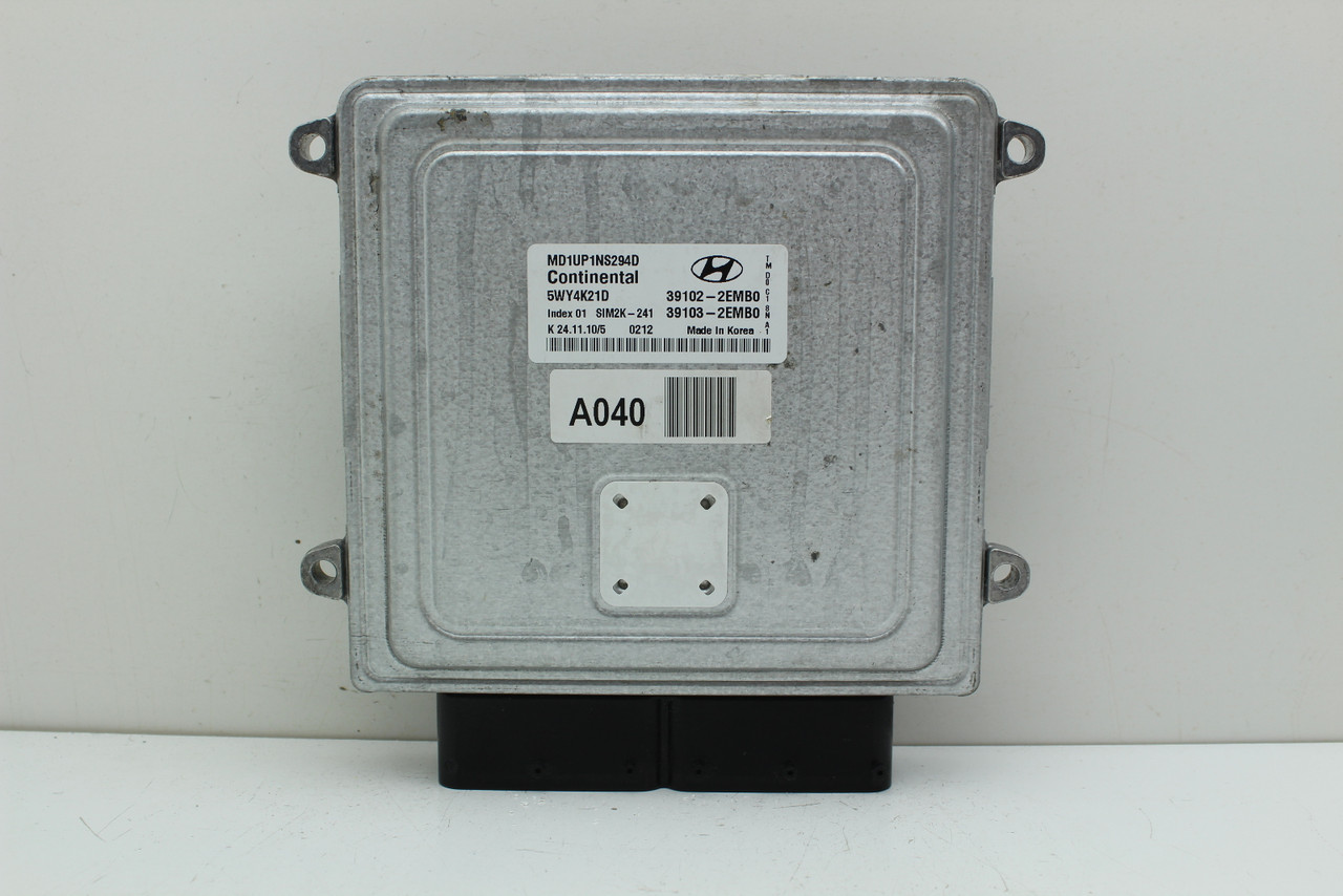 11 Hyundai Elantra 39103-2EMB0 Computer Brain Engine Control ECU ECM EBX Module