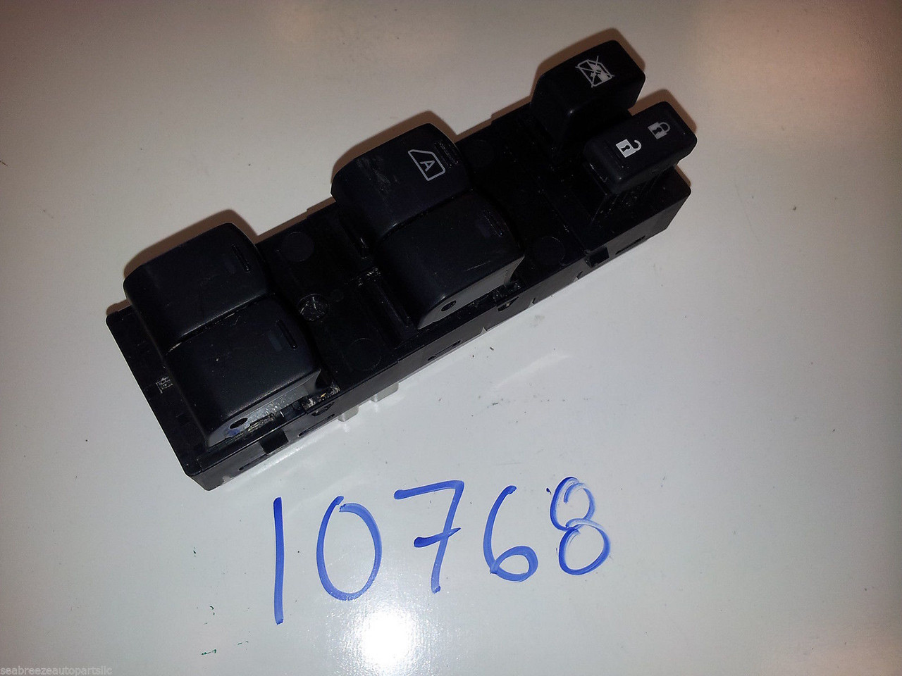 07-12 NISSAN ALTIMA 25401 ZN40C MASTER POWER LEFT WINDOW SWITCH