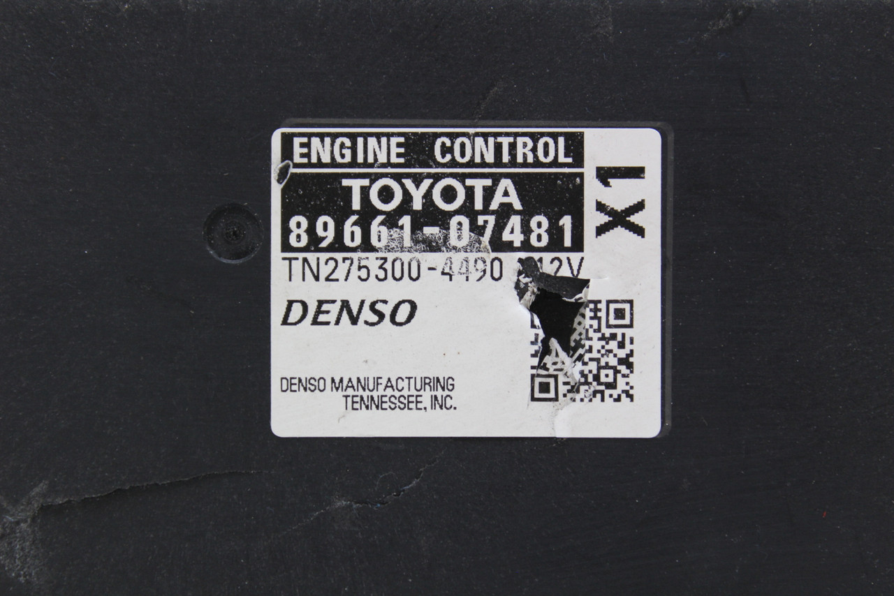 08 09 Toyota Avalon 89661-07481 Computer Brain Engine Control ECU ECM EBX Module