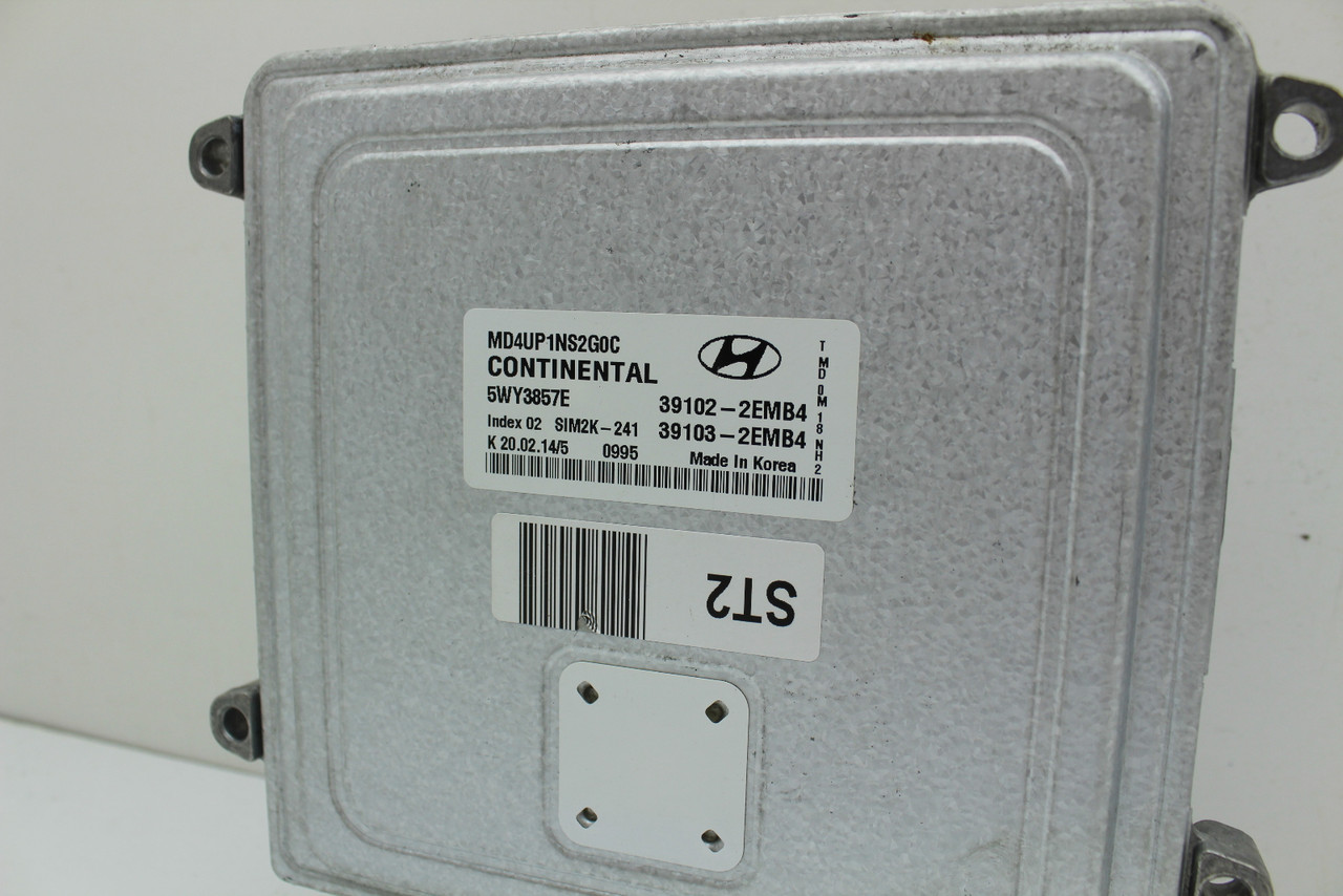 14-16 Hyundai Elantra 39103-2EMB4 Computer Brain Engine Control ECU ECM Module