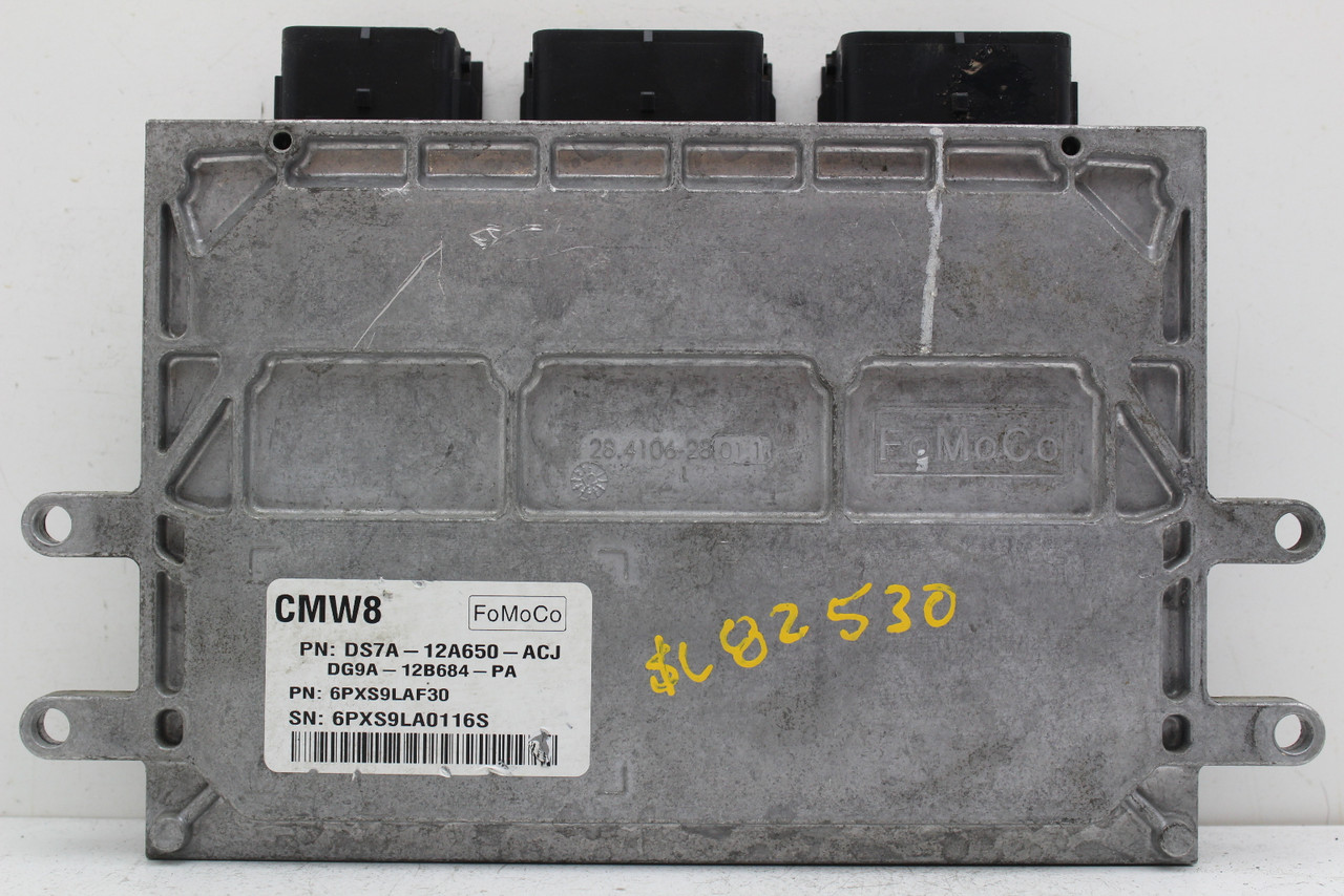 13 Ford Fusion DS7A-12A650-ACJ Computer Brain Engine Control ECU ECM EBX Module