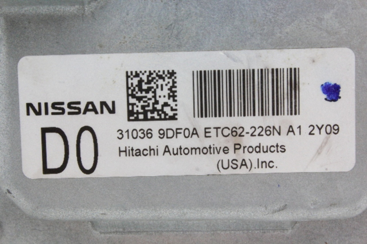 13 Nissan Maxima 31036 9DF0A Transmission Shift Computer Control TCM Module