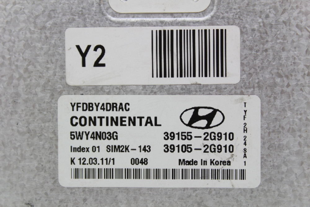 yuizm♡ 11 12 13 14 15 Hyundai Sonata 39105-2G913 Computer Engine