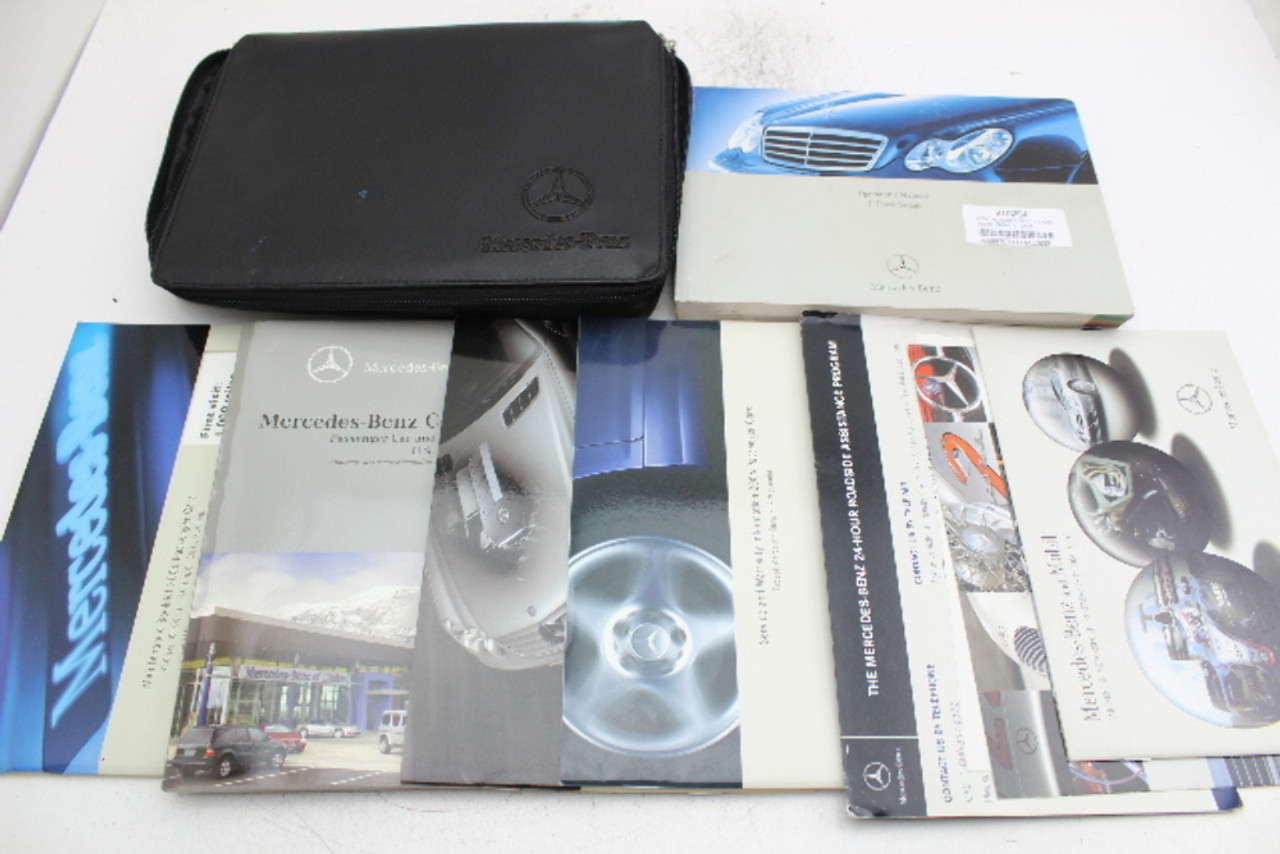 06 Mercedes-Benz C-Class Vehicle Owners Manual Handbook Guide Set