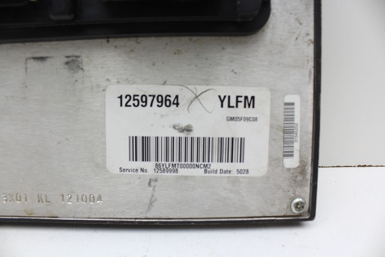 05 06 COBALT 12589998 COMPUTER BRAIN ENGINE CONTROL ECU ECM EBX MODULE L1062