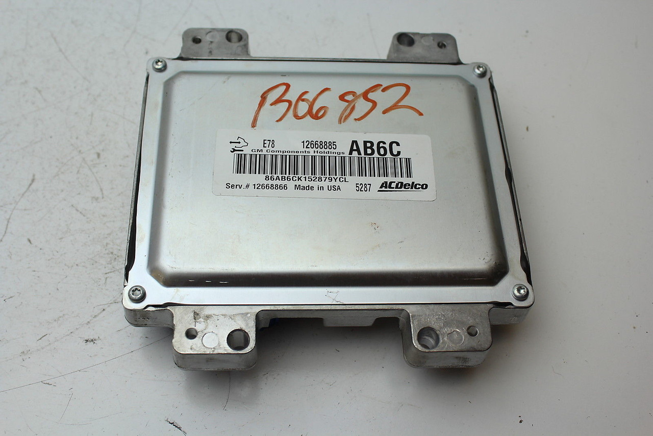 15 BUICK ENCORE 12668866 COMPUTER BRAIN ENGINE CONTROL ECU ECM EBX MODULE L318 15 BUICK ENCORE 12668866 COMPUTER BRAIN ENGINE CONTROL ECU ECM EBX MODULE L318