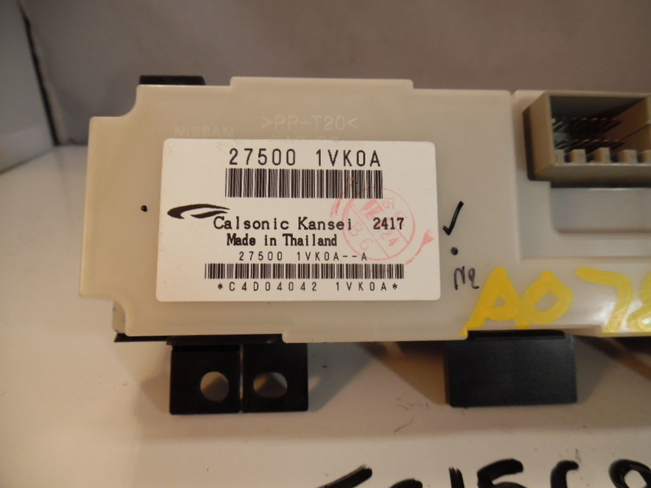 11 12 13 14 15 ROGUE CLIMATE CONTROL PANEL TEMP UNIT A/C HEATER OEM TC1569