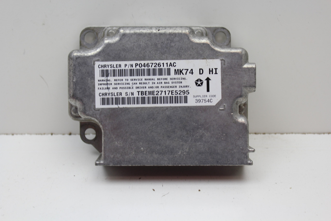 08 09 Jeep Patriot P04672611AC SRS Control Module