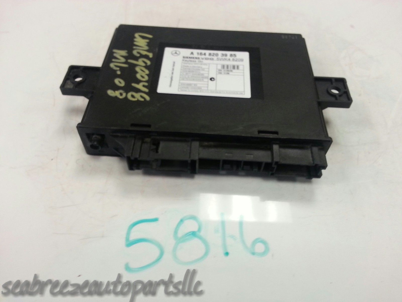 GL320 GL550 GL450 ML320 ML350 ML550 ML63 MULTIPLEX NETWORK KEYLESS GO CONTROL