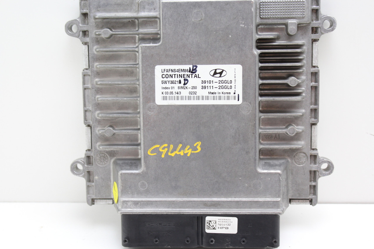 15-16 Sonata 39111-2GGL0 Computer Brain Engine Control ECU ECM EBX Module