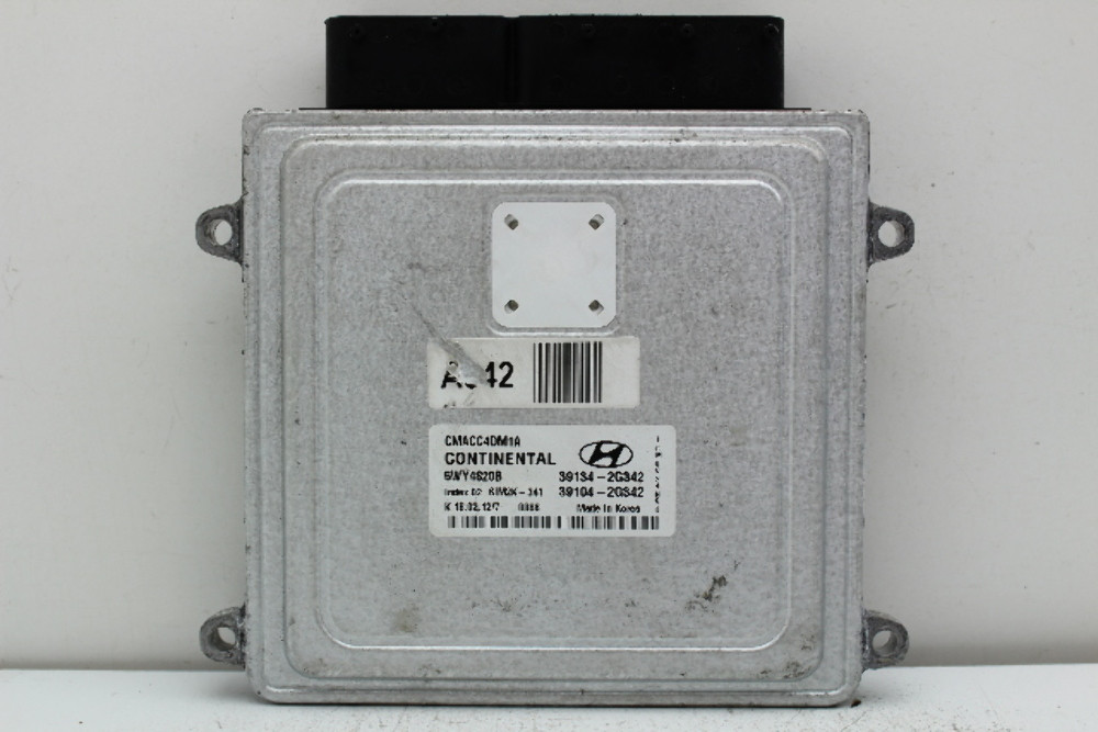10-12 Hyundai Santa Fe 39104-2G342 Computer Brain Engine Control ECU ECM Module