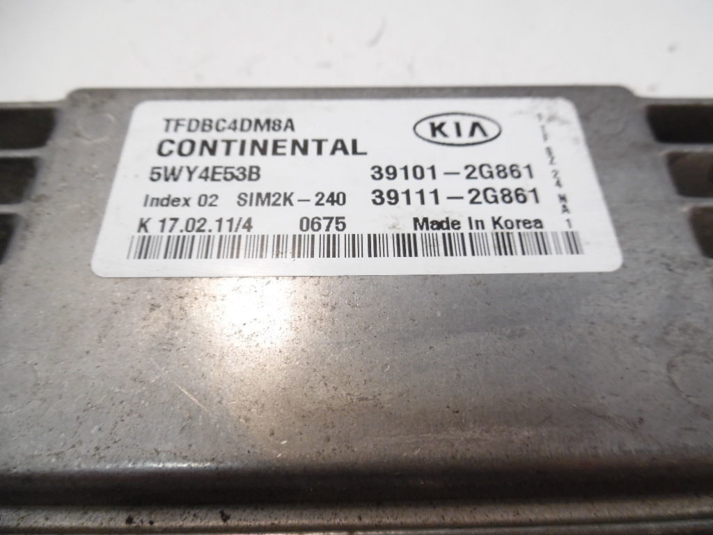 11 12 13 OPTIMA 39111-2G861 COMPUTER BRAIN ENGINE CONTROL ECU ECM MODULE K6062